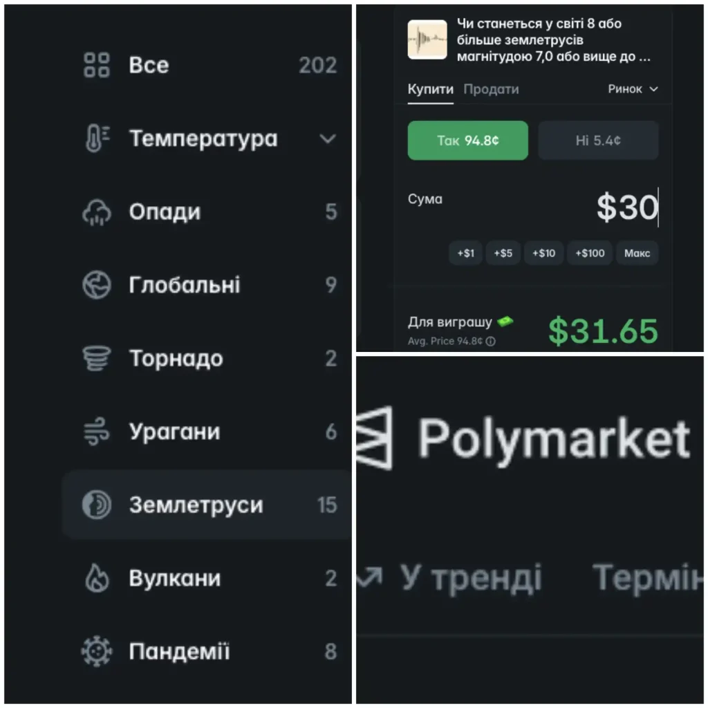 Як зробити ставку на погоду