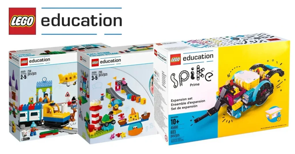 Набори LEGO Education для дітей різного віку