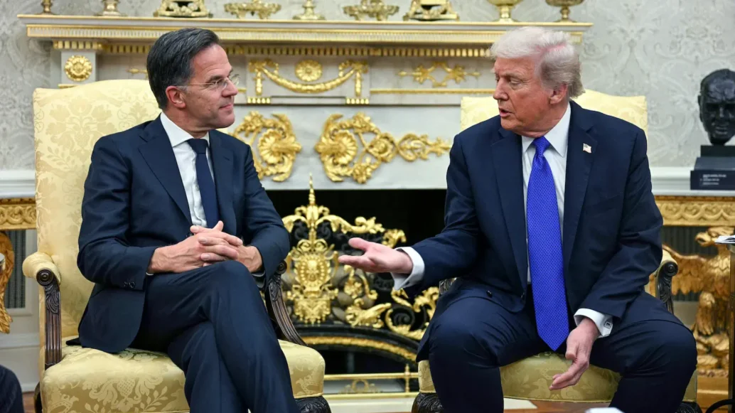 Марк Рютте та Дональд Трамп